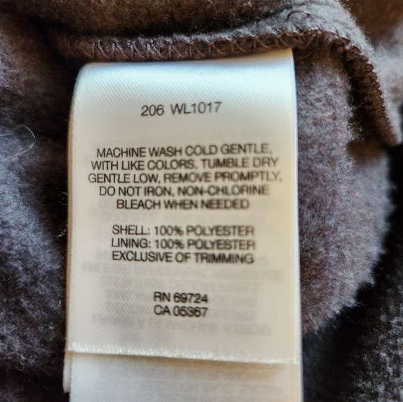 COLUMBIA size small fleece vest. Black - Picture 4 of 6